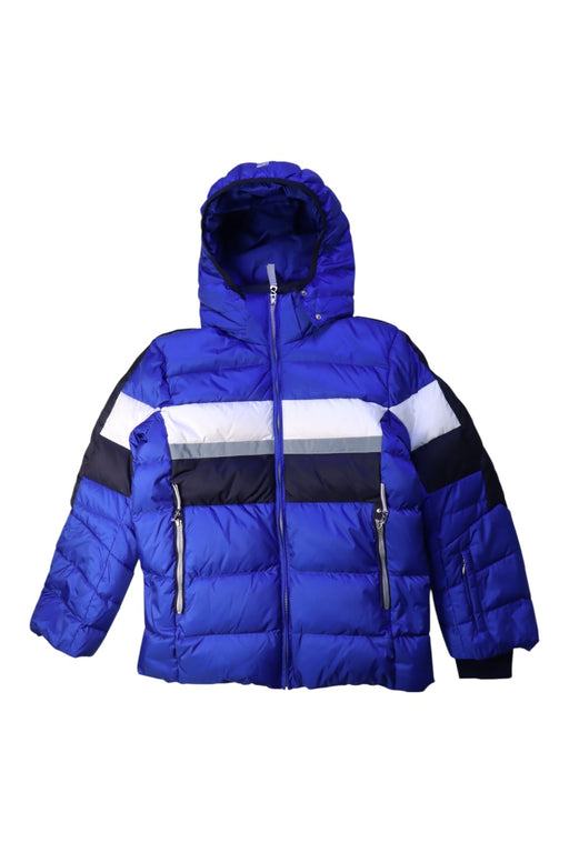 A Blue Puffer/Quilted Coats & Outerwear from Bogner in size 8Y for boy. (Front View)