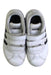 A White Sneakers from Adidas in size 5T for boy. (Back View)