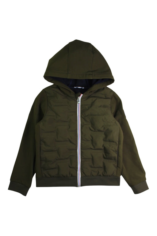 A Green Puffer/Quilted Coats & Outerwear from Jacadi in size 8Y for boy. (Front View)