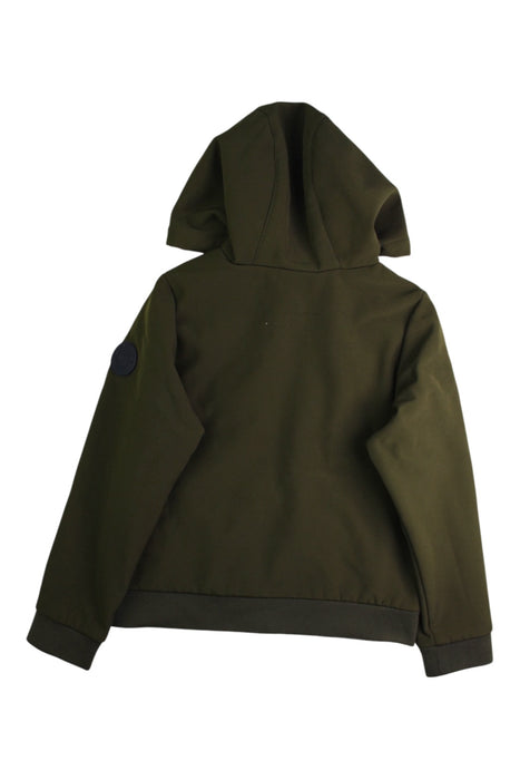 A Green Puffer/Quilted Coats & Outerwear from Jacadi in size 8Y for boy. (Back View)