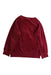 A Burgundy Crewneck Sweatshirts from Mini Rodini in size 5T for girl. (Back View)