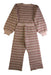 A Pink Pyjama Sets from Rylee + Cru in size 6T for girl. (Back View)