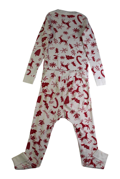 A White Pyjama Sets from Hanna Andersson in size 5T for girl. (Back View)