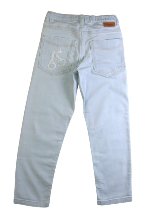 A Blue Jeans from Bonpoint in size 6T for girl. (Back View)
