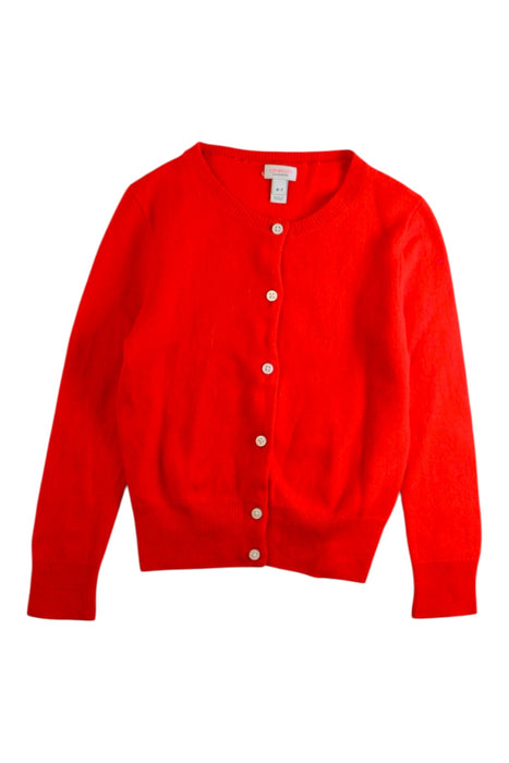 A Red Cardigans from Crewcuts in size 6T for girl. (Front View)