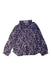 A Navy Long Sleeve Shirts from Rose et Théo in size 6T for girl. (Front View)