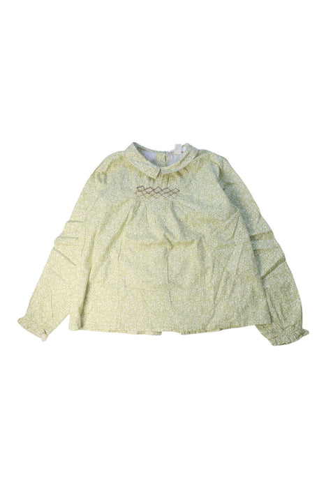 A Green Long Sleeve Tops from Marie Chantal in size 10Y for girl. (Front View)