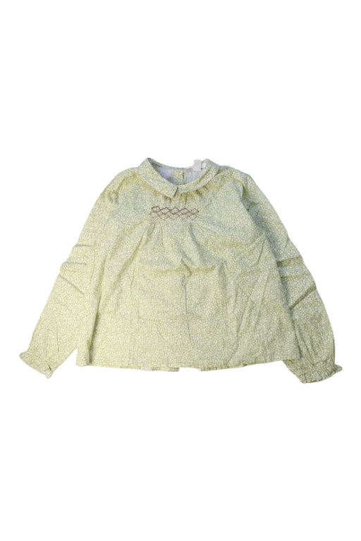 A Green Long Sleeve Tops from Marie Chantal in size 10Y for girl. (Front View)