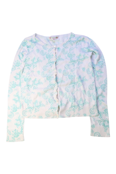 A White Cardigans from Bonpoint in size 10Y for girl. (Front View)