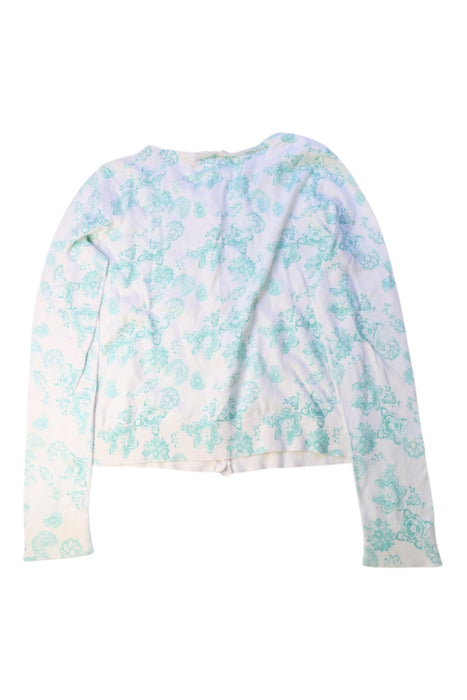 A White Cardigans from Bonpoint in size 10Y for girl. (Back View)