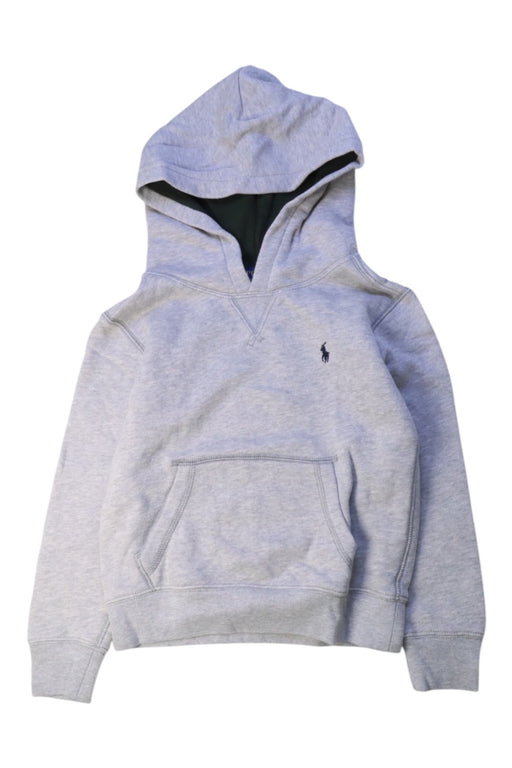 A Grey Hooded Sweatshirts from Polo Ralph Lauren in size 4T for neutral. (Front View)