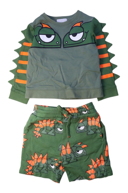 A Green Shorts Sets from Stella McCartney in size 4T for boy. (Front View)