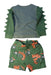 A Green Shorts Sets from Stella McCartney in size 4T for boy. (Back View)