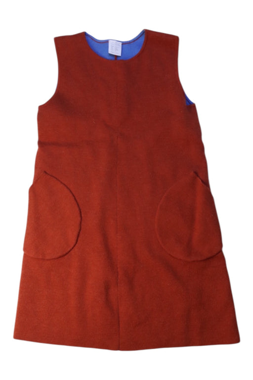 A Brown Sleeveless Dresses from COS in size 4T for girl. (Front View)