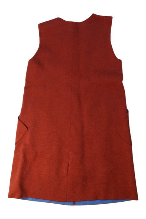 A Brown Sleeveless Dresses from COS in size 4T for girl. (Back View)
