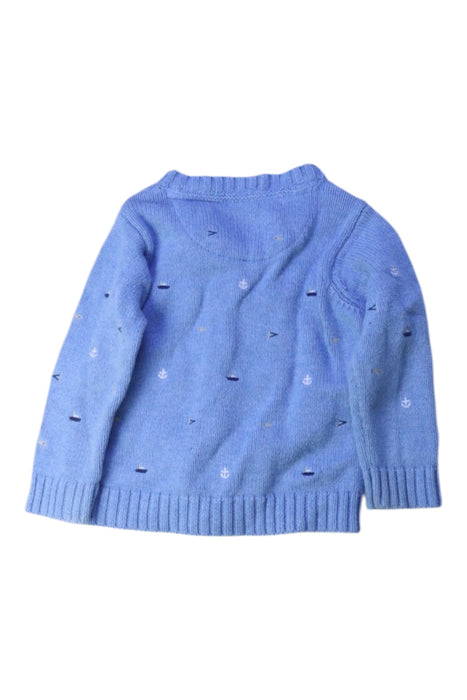A Blue Cardigans from Purebaby in size 12-18M for boy. (Back View)