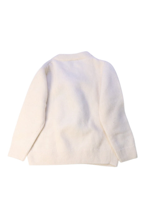 A White Knit Sweaters from Il Gufo in size 3T for neutral. (Back View)