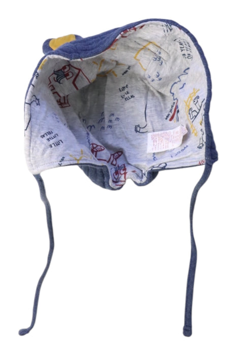 A Blue Winter Hats from Organic Mom in size 7Y for boy. (Front View)