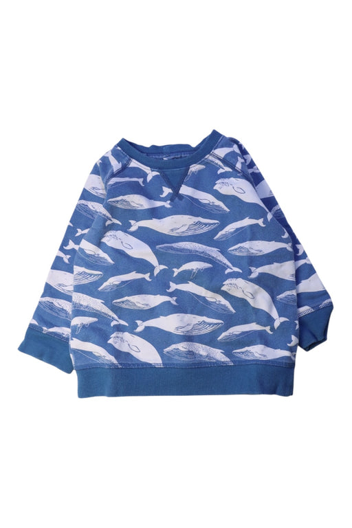 A Blue Crewneck Sweatshirts from Boden in size 12-18M for boy. (Front View)