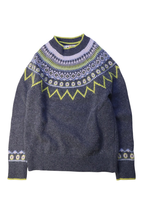 A Navy Knit Sweaters from Boden in size 9Y for boy. (Front View)