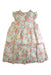 A White Sleeveless Dresses from Louis Louise in size 8Y for girl. (Back View)