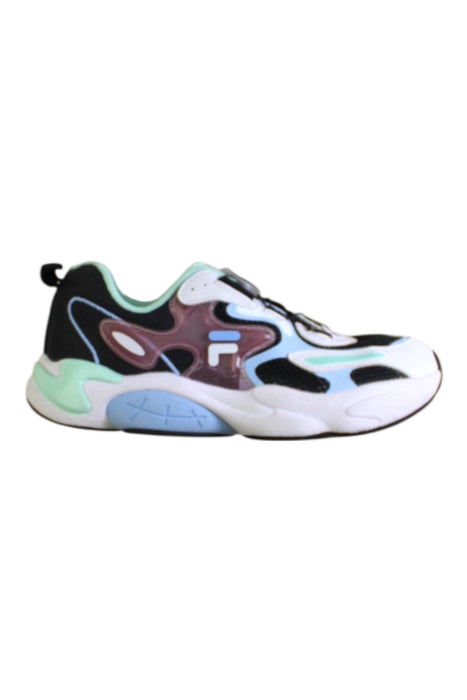 A Multicolour Sneakers from Fila in size 11Y for girl. (Front View)