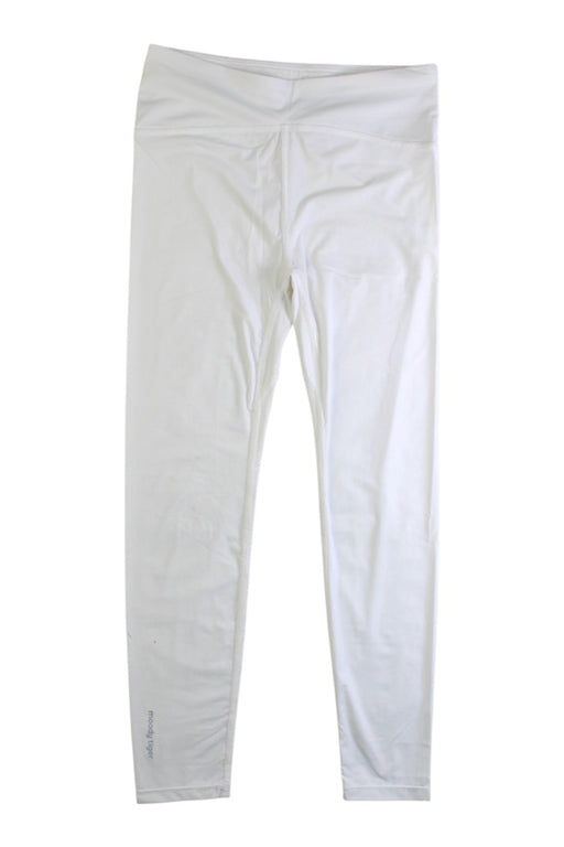 A White Leggings from Moody Tiger in size 7Y for girl. (Front View)