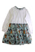 A Multicolour Long Sleeve Dresses from Daks in size 7Y for girl. (Back View)