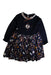 A Multicolour Long Sleeve Dresses from Daks in size 7Y for girl. (Front View)