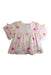 A Multicolour Short Sleeve Tops from Velveteen in size 6T for girl. (Back View)