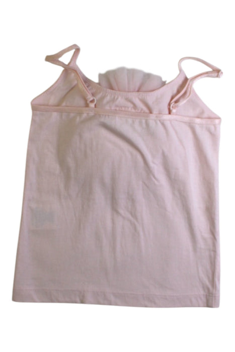 A Pink Sleeveless Tops from Tutu Du Monde in size 4T for girl. (Back View)