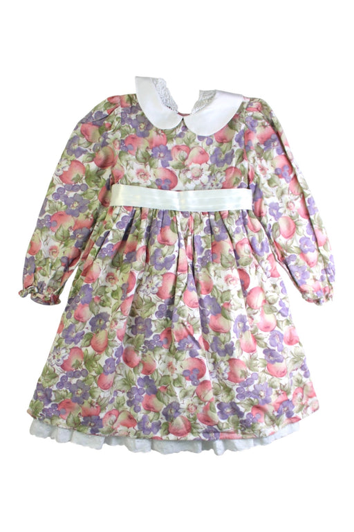 A Multicolour Long Sleeve Dresses from Sarah Louise in size 4T for girl. (Front View)