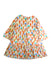 A Multicolour Long Sleeve Dresses from Nanos in size 6T for girl. (Back View)