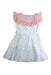 A Blue Sleeveless Dresses from Miranda in size 6T for girl. (Back View)