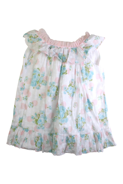 A Multicolour Sleeveless Dresses from Abuela Tata in size 5T for girl. (Front View)