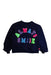 A Navy Crewneck Sweatshirts from Billieblush in size 5T for girl. (Front View)