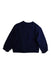 A Navy Crewneck Sweatshirts from Billieblush in size 5T for girl. (Back View)