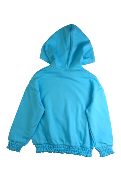 A Blue Hooded Sweatshirts from Billieblush in size 5T for girl. (Back View)
