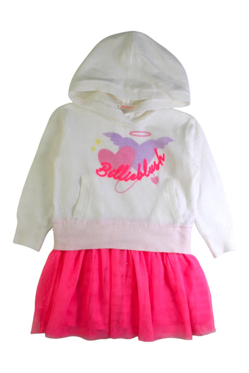 A White Sweater Dresses from Billieblush in size 4T for girl. (Front View)