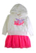 A White Sweater Dresses from Billieblush in size 4T for girl. (Front View)