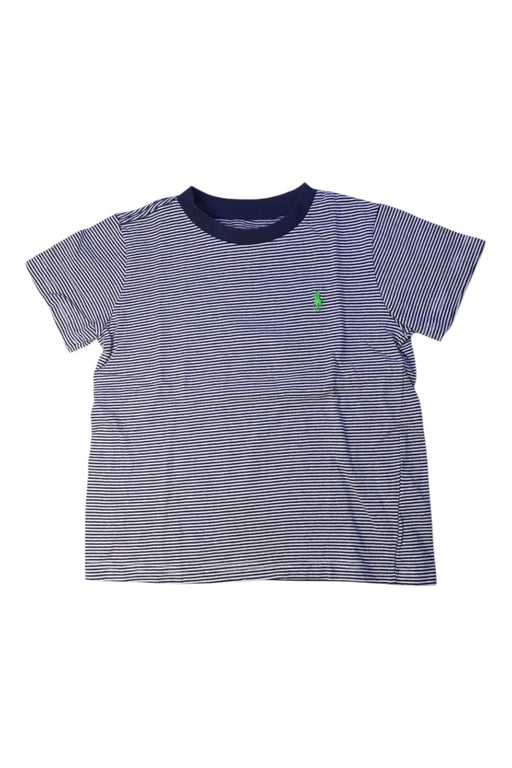 A Navy Short Sleeve T Shirts from Polo Ralph Lauren in size 6T for boy. (Front View)