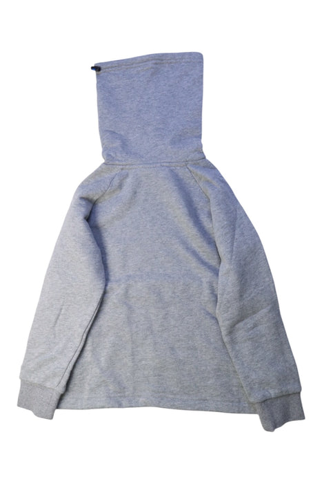 A Grey Hooded Sweatshirts from As Know As Ponpoko in size 5T for boy. (Back View)