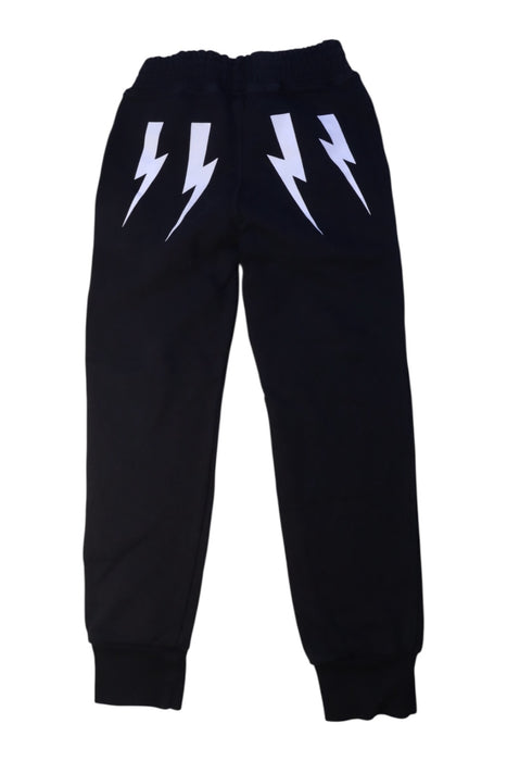 A Black Sweatpants from Neil Barrett Kids in size 8Y for boy. (Back View)