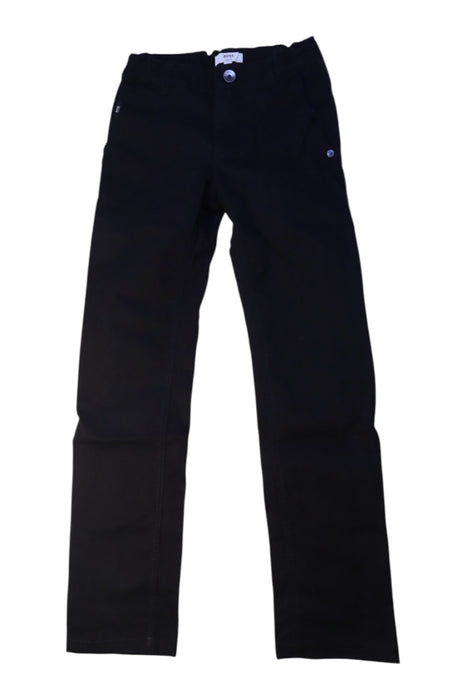 A Black Casual Pants from Boss in size 8Y for boy. (Front View)