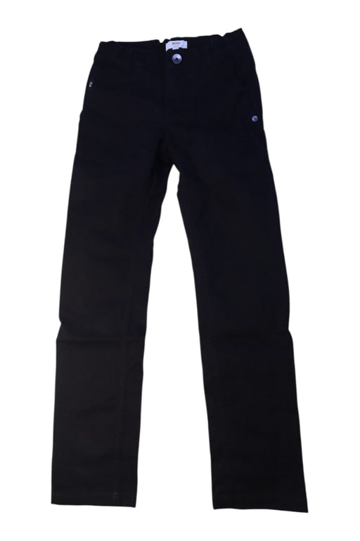 A Black Casual Pants from Boss in size 8Y for boy. (Front View)