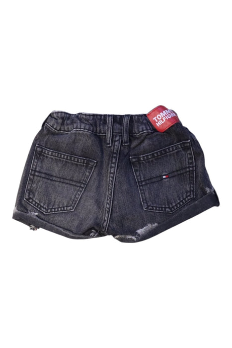 A Black Shorts from Tommy Hilfiger in size 7Y for girl. (Back View)