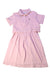A Pink Short Sleeve Dresses from Lacoste in size 8Y for girl. (Front View)