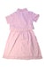 A Pink Short Sleeve Dresses from Lacoste in size 8Y for girl. (Back View)