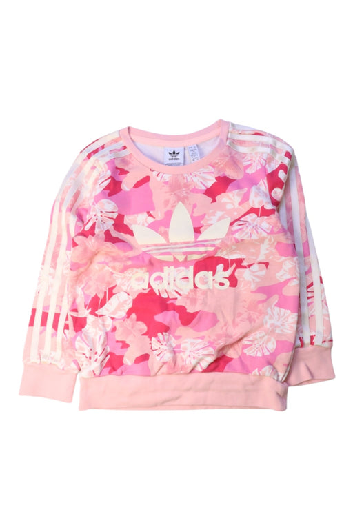 A Multicolour Crewneck Sweatshirts from Adidas in size 6T for boy. (Front View)