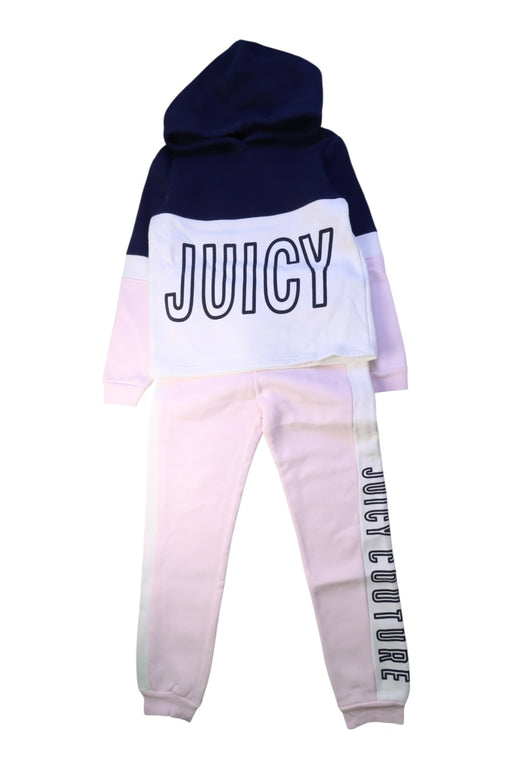 A Navy Pants Sets from Juicy Couture in size 7Y for girl. (Front View)